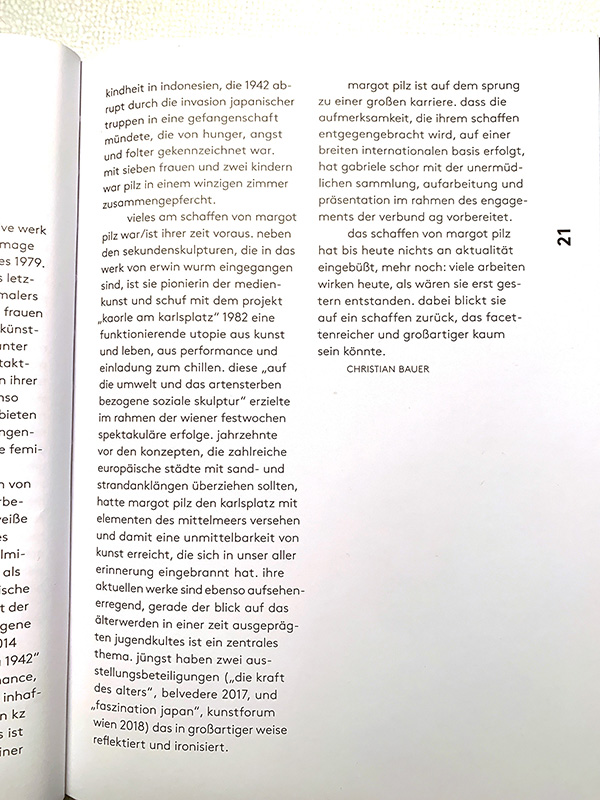 Margot Pilz - Kulturpreis Niederösterreich