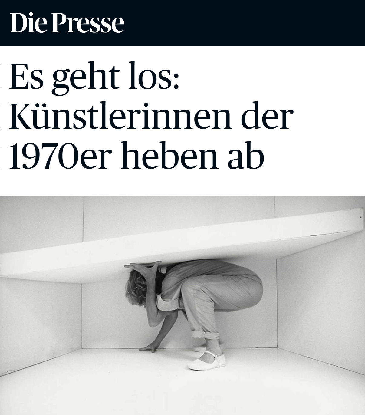Margot Pilz / Meilensteine / Die Presse
